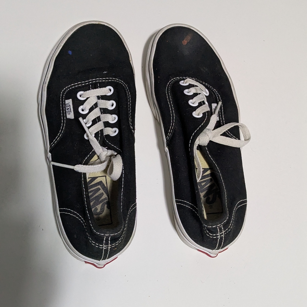 Vans Men's Black Canvas Sneakers